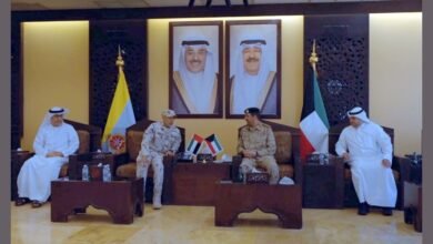 نائبُ رئيس الأركان يبحث مع رئيس الأركان الكويتي ونائبه تعزيز التعاون العسكري