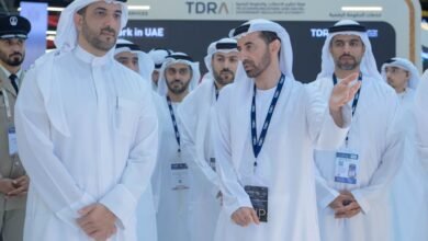 سلطان بن أحمد القاسمي يزور فعاليات معرض جيتكس العالمي 2025