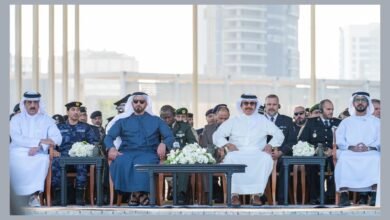 سيف بن زايد ووزير الداخلية البحريني يشهدان ختام تمرين "ISALEX 3.0"