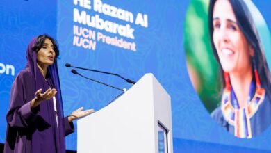 إعادة انتخاب الإماراتية رزان المبارك رئيسة للاتحاد الدولي لحفظ الطبيعة
