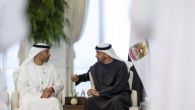 رئيس الدولة يستقبل البروفيسور حميد الشامسي