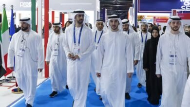 محمد بن راشد بن محمد بن راشد آل مكتوم يزور معرض "إكسباند نورث ستار "