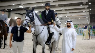 المازمي يتصدر "الفئة الكبرى" في دوري الإمارات لقفز الحواجز