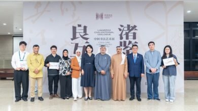 الخط العربي يزين متحف شيانغ للفنون الجميلة بمشاركة إماراتية رائدة