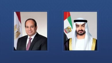 رئيس الدولة يهنئ الرئيس المصري بفوز خالد العناني بمنصب المدير العام لـ"اليونسكو"