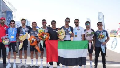 17 ميدالية ملونة حصاد منتخب الإمارات للدراجات الهوائية في البطولة العربية بالعراق