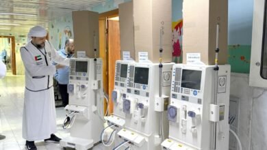 هيئة الأعمال الخيرية العالمية تسلّم وزارة الصحة السورية 50 جهاز غسيل كلى