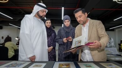 محمد الشرقي يزور برنامج "إقامة الفجيرة الفنية" ويؤكد ضرورة إحياء الفنون العربية الإسلامية