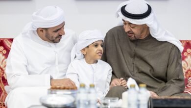 رئيس الدولة يعزي في وفاة والدة عوض سعيد الأحبابي