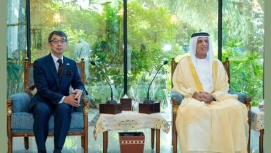 سعود بن صقر يستقبل قنصل اليابان ووفد مجلس أعمالها