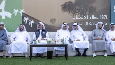 الهلال الأحمر يحتفل بعيد الاتحاد الـ54