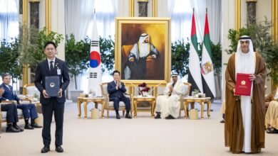 رئيس الدولة والرئيس الكوري يشهدان تبادل عدد من مذكرات التفاهم والاتفاقيات بين البلدين