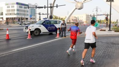 شرطة أبوظبي تنفذ خطة ميدانية لتأمين "نصف ماراثون أدنوك-العين 2025"
