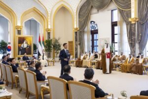 رئيس الدولة والرئيس الكوري يشهدان تبادل عدد من مذكرات التفاهم والاتفاقيات بين البلدين