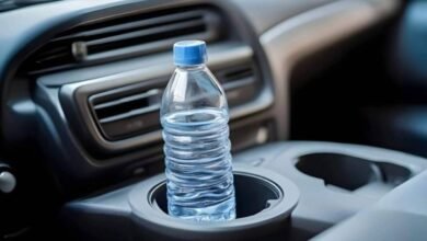 احذر ترك زجاجة الماء داخل المركبة