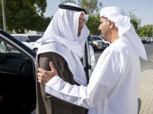 رئيس الدولة يعزي في وفاة والدة عوض سعيد الأحبابي