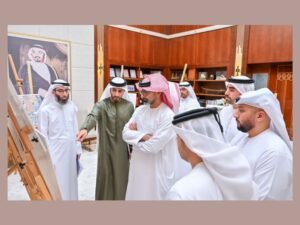 عمار بن حميد يطّلع على مشاريع الطرق المستقبلية في إمارة عجمان