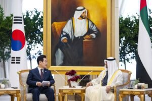 رئيس الدولة والرئيس الكوري يبحثان تعزيز العلاقات الإستراتيجية بين البلدين