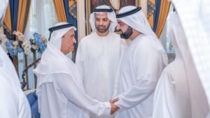 محمد الشرقي يقدم واجب العزاء في وفاة أسامة الشعفار