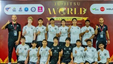 منتخب الناشئين يجتاز إجراءات الوزن الرسمية للمشاركة في بطولة العالم للجوجيتسو غدا بتايلاند