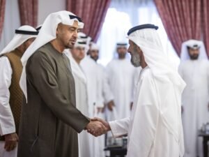 رئيس الدولة يعزي في وفاة والدة عوض سعيد الأحبابي