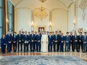 سعود بن صقر يستقبل قنصل اليابان ووفد مجلس أعمالها