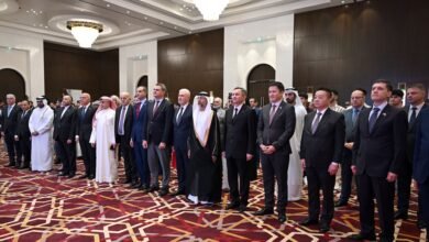 سهيل المزروعي يحضر حفل سفارة أذربيجان باليوم الوطني