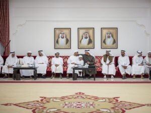 رئيس الدولة يعزي في وفاة والدة عوض سعيد الأحبابي