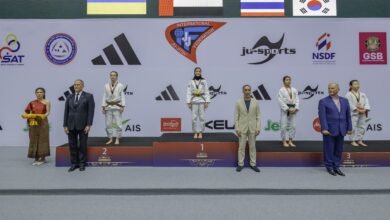 3 ميداليات ملونة لبطلات الإمارات في اليوم الأول من بطولة العالم للجوجيتسو بتايلاند