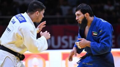 أبوظبي"جراند سلام" للجودو تبدأ فعالياتها بمنافسات" الوزن الخفيف"