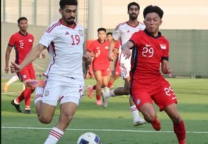 منتخبنا الوطني الأولمبي يمزق شباك سنغافورة