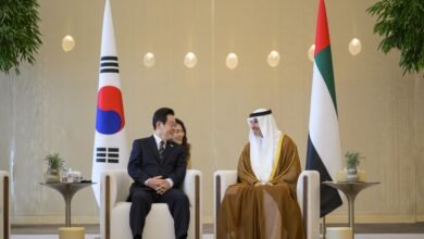 الرئيس الكوري يصل الإمارات في "زيارة دولة"