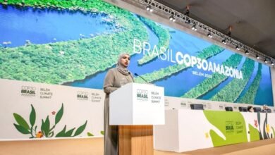 نيابة عن رئيس الدولة / آمنة الضحاك تترأس وفد الإمارات في قمة "بيليم للمناخ" بالبرازيل