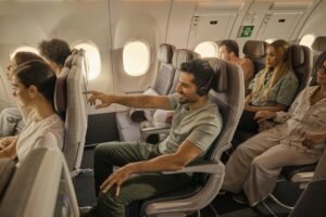 الاتحاد للطيران تستعرض طائرتها من طراز A321LR في معرض دبي للطيران 
