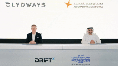مكتب أبوظبي للاستثمار يُبرم شراكة إستراتيجية مع «غلايدوايز» لتقديم حلول التنقّل الذاتي المبتكرة