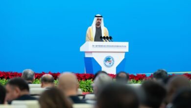 ذياب بن محمد بن زايد يشهد افتتاح معرض الصين الدولي للاستيراد 2025 في شنغهاي