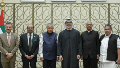 خالد بن محمد بن زايد يلتقي كبير وزراء ولاية كيرلا