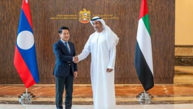 الهاجري يستقبل نائب رئيس وزراء لاوس ويبحث سبل تعزيز التعاون المشترك بين البلدين