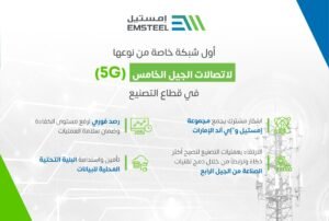 «إمستيل» و«إي آند» تطلقان أول شبكة خاصة للجيل الخامس المتقدم في قطاع التصنيع