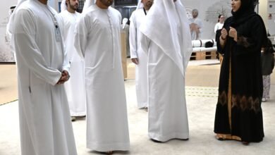 قائد عام شرطة أبوظبي يزور المعرض الدولي للصيد والفروسية - العين