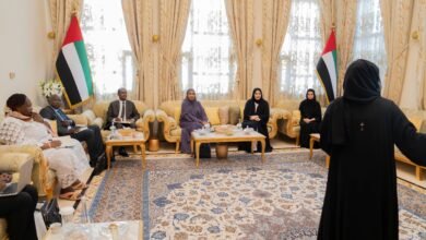 وفد تشادي يزور الاتحاد النسائي العام ويطلع على مبادراته لتمكين المرأة