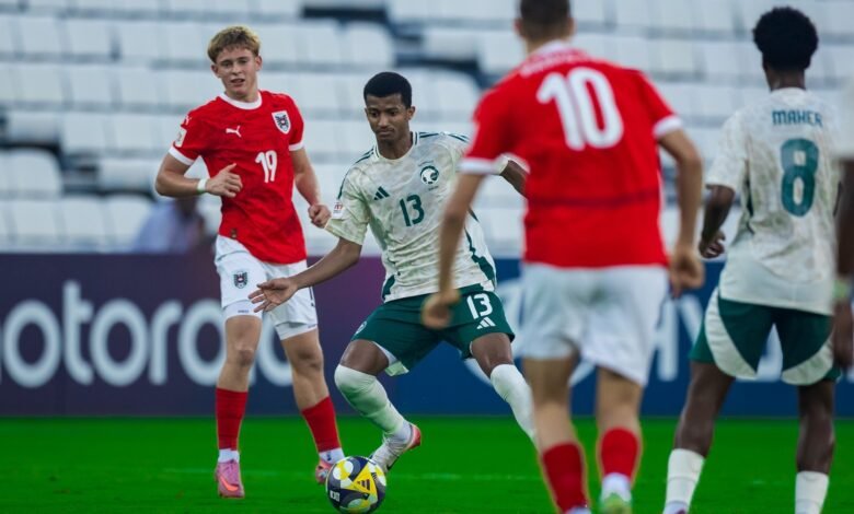 السعودية تستهل كأس العالم للناشئين بالخسارة من النمسا