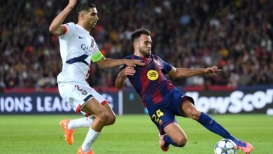 باريس يلجأ إلى برشلونة بعد إصابة حكيمي