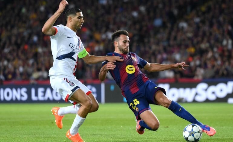 باريس يلجأ إلى برشلونة بعد إصابة حكيمي
