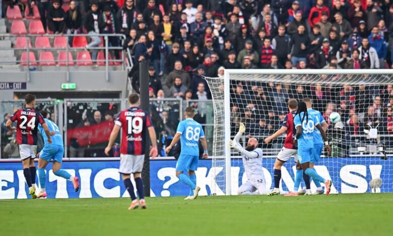 نابولي يسقط أمام بولونيا.. وجنوى يتعادل مع فيورنتينا