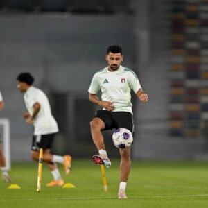 بحضور حمدان بن مبارك.. منتخبنا الوطني يختتم تحضيراته لمواجهة العراق