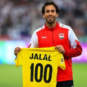 تكريم حارس العراق قبل لقاء منتخبنا الوطني