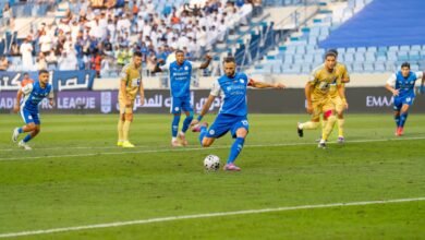 النصر يكرم ضيافة الظفرة بثنائية بيضاء