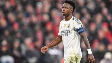 فينيسيوس أساسيًا مع ريال مدريد أمام أولمبياكوس