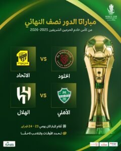 قرعة كأس خادم الحرمين.. أهلي جدة يصطدم بالهلال 2 قرعة كأس خادم الحرمين.. أهلي جدة يصطدم بالهلال